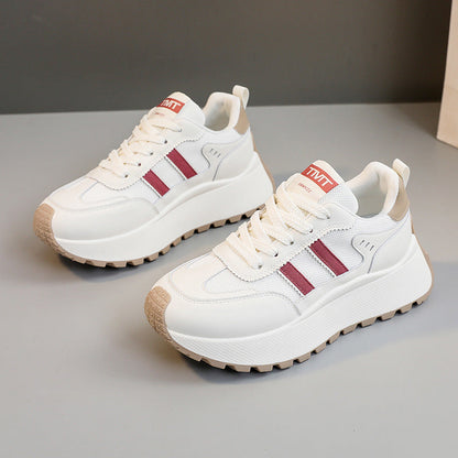 Damen Sneaker Plattform Schuhe Rutschfest Komfortabel