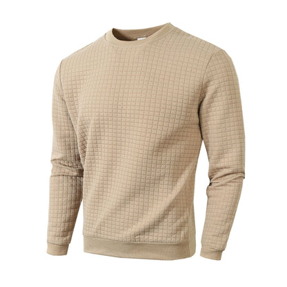Herren Sweater Strukturiert Rundhals Modern Design