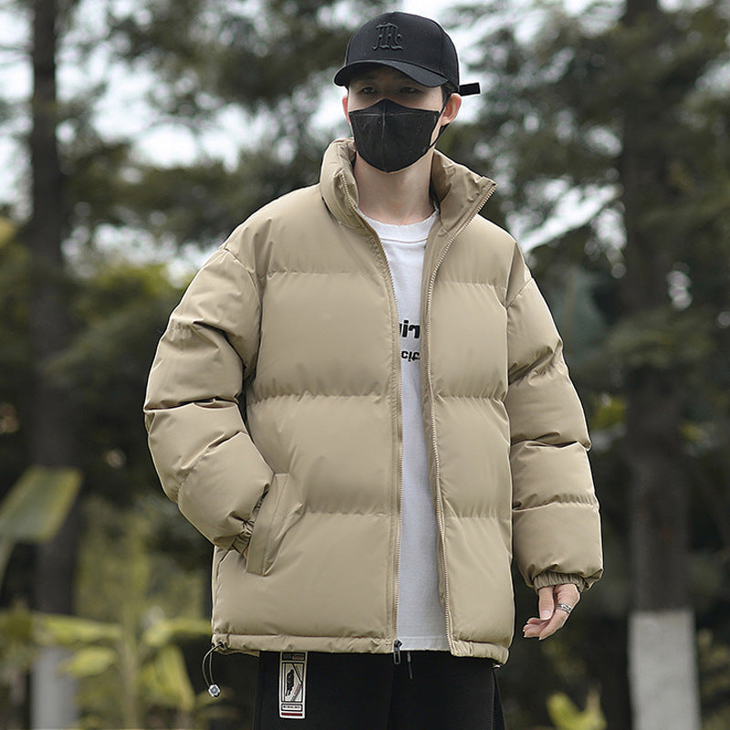 Isolierte Herrenjacke Mit Hochem Kragen Wärme Winterjacke - BerlinGlamour