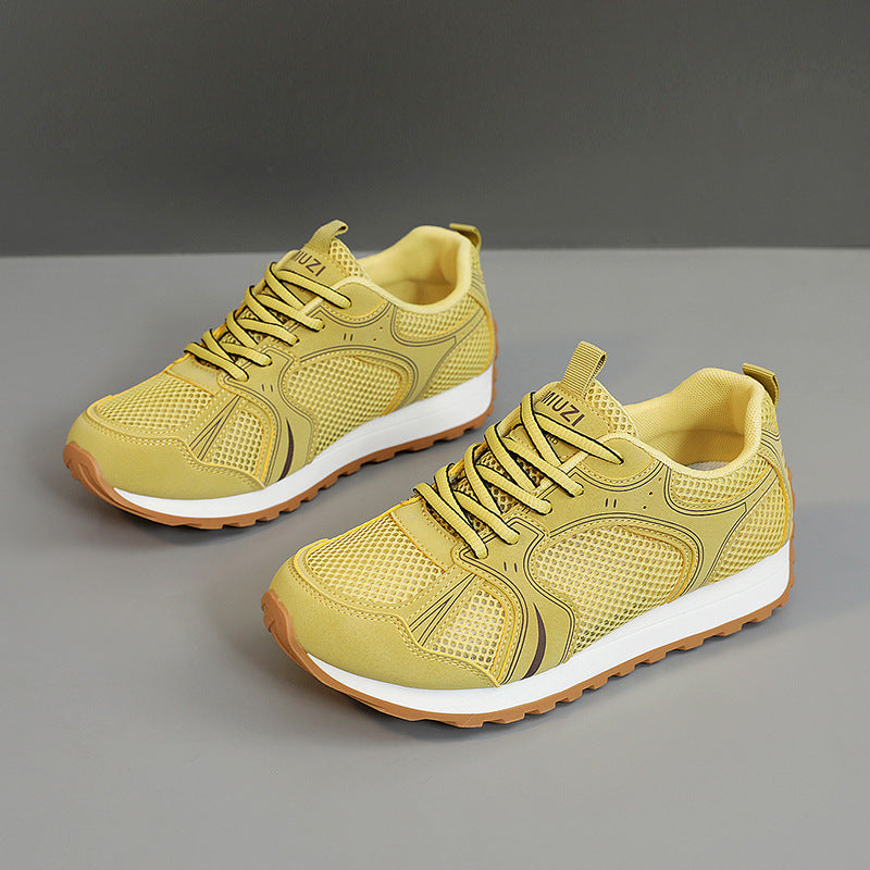 Damen Sport Sneaker Atmungsaktiv Laufschuhe mit Dämpfung