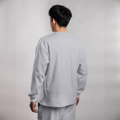 Herren Langarmshirt Weich Lässig Freizeitshirt Bequem