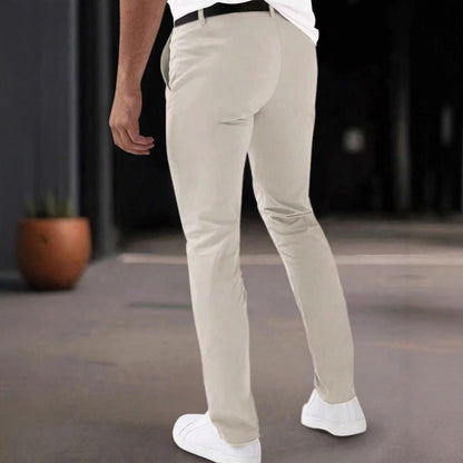 Herren Chino Hose Slimfit Mit Taschen