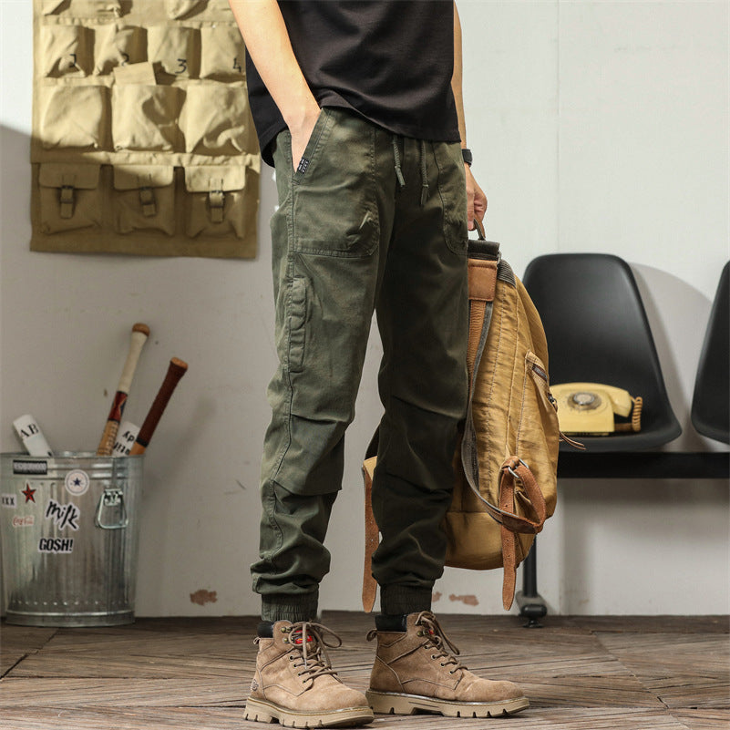 Bequeme Herren Cargo-Hose Elastisch Multifunktional