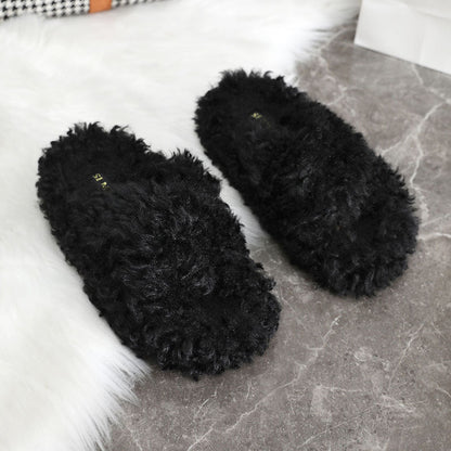 Damen Hausschuhe Flauschig Warm Weich