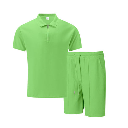 Herren Sportoutfit Stehkragen Elastisch Modern