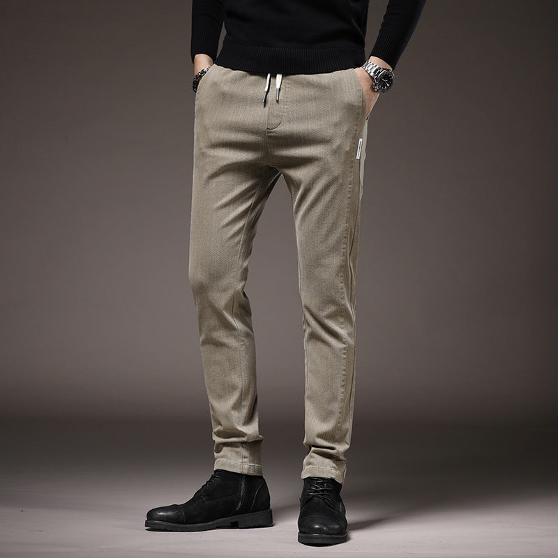 Bequeme Herren Chino-Hosen Elastisch Stretch