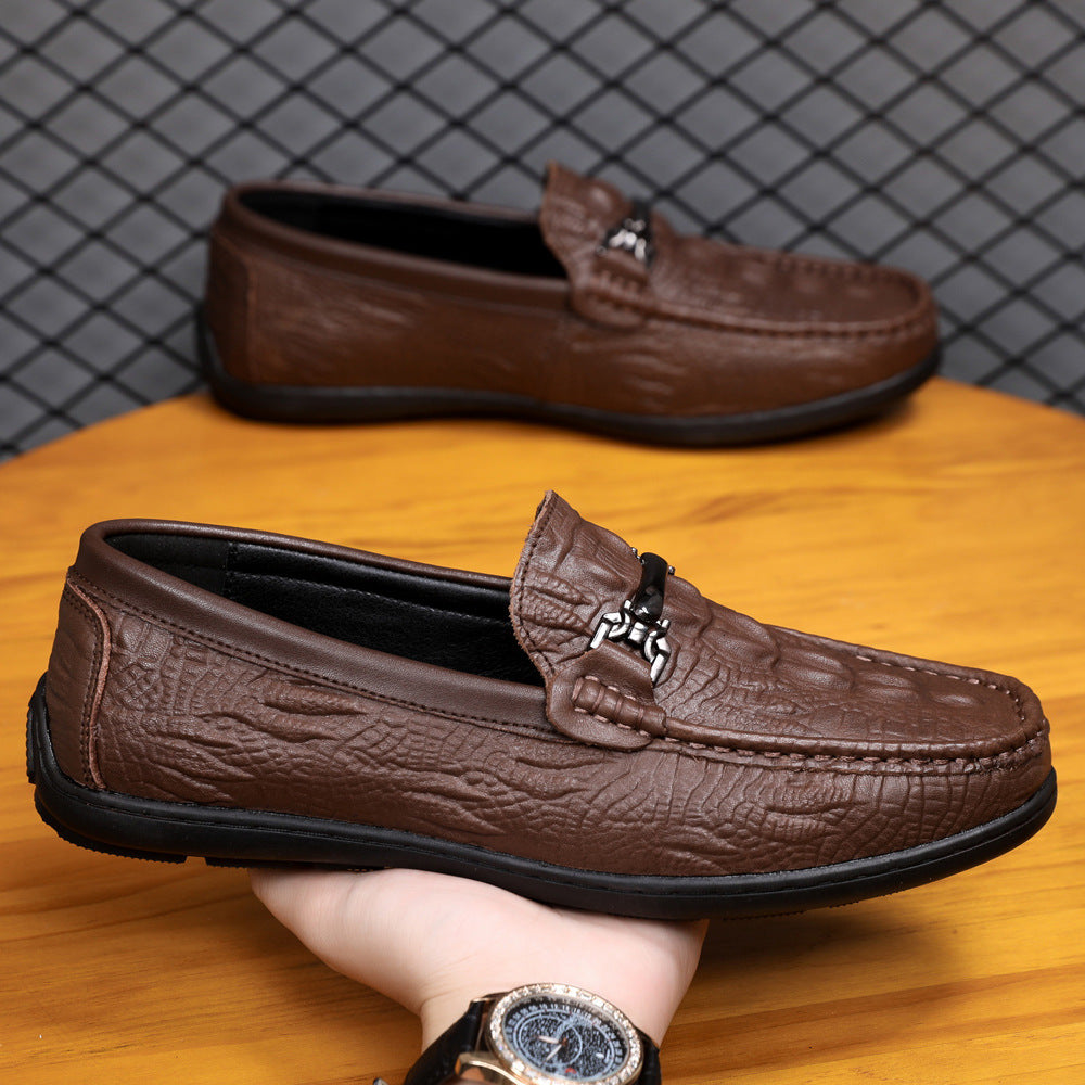 Herren Mokassins Elegante Lederschuhe Heidi Stil