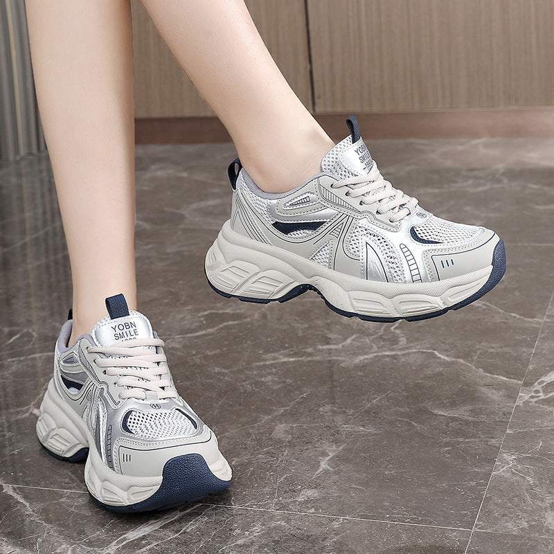 Damen Sneaker Sportlich Atmungsaktiv Trendy Schuhe