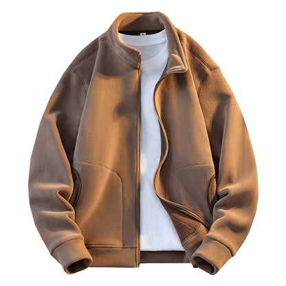 Herren Fleecejacke Warm Praktisch Reißverschluss - BerlinGlamour
