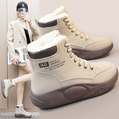 Damen Sneaker Gefüttert Warm Rutschfest Schuhe Winter