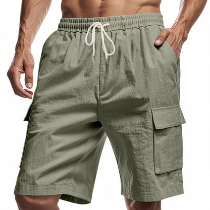 Herren Cargo Shorts Bequem Vielseitig Elastisch