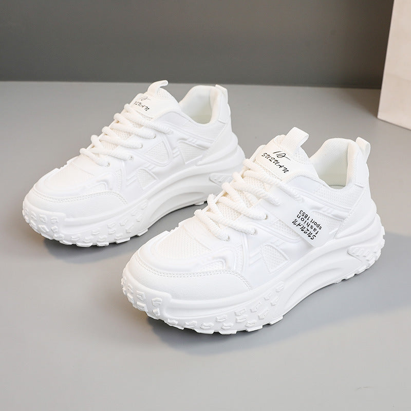 Damen Sneaker Chunky Sportschuhe Atmungsaktiv Dämpfend