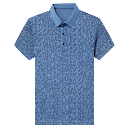 Herren Poloshirt Modern Strukturiert Kragen Style