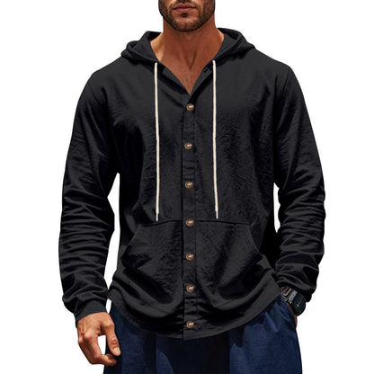 Herren Luxus-Kapuzenhemd mit Knopfleiste und praktischen Taschen BerlinGlamour ist ein eleganter und stylisher Onlineshop, der eine Vielzahl von Luxus- und Glamour-Produ
