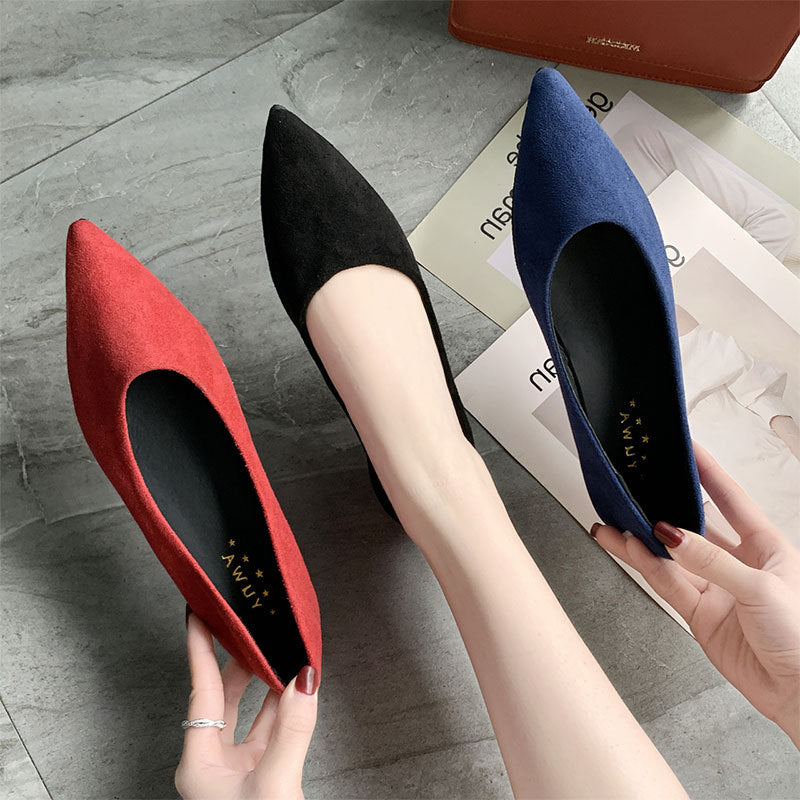 Damen Ballerinas Spitz Schuhe Elegantes Design - BerlinGlamour