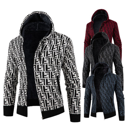 Herren Strickjacke Zopfmuster Kuschelig Modern - BerlinGlamour