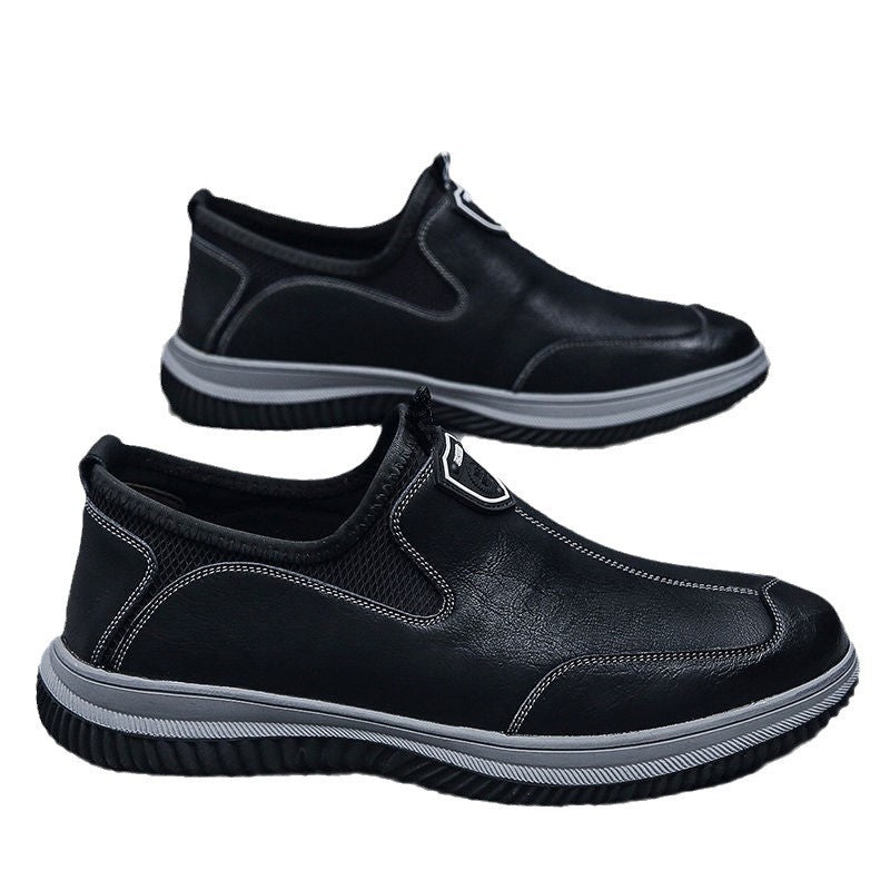 Herren Slip-On Schuhe Bequem atmungsaktiv Mesh Freizeit