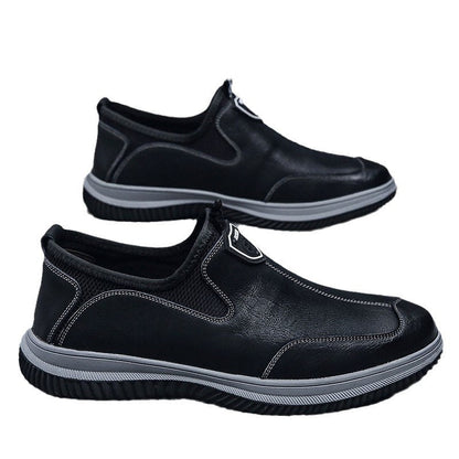 Herren Slip-On Schuhe Bequem atmungsaktiv Mesh Freizeit