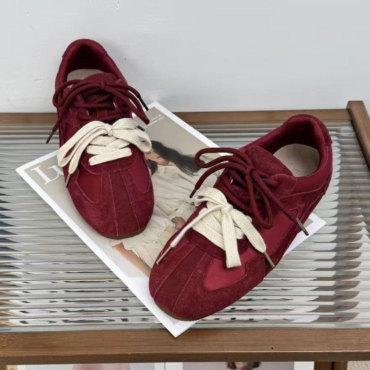 Damen Sneaker Sportlich Weich Wildleder Modisch - BerlinGlamour