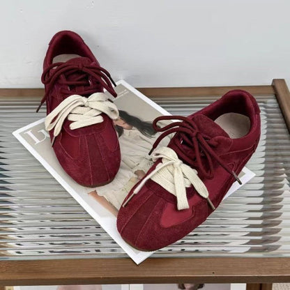 Damen Sneaker Sportlich Weich Wildleder Modisch - BerlinGlamour