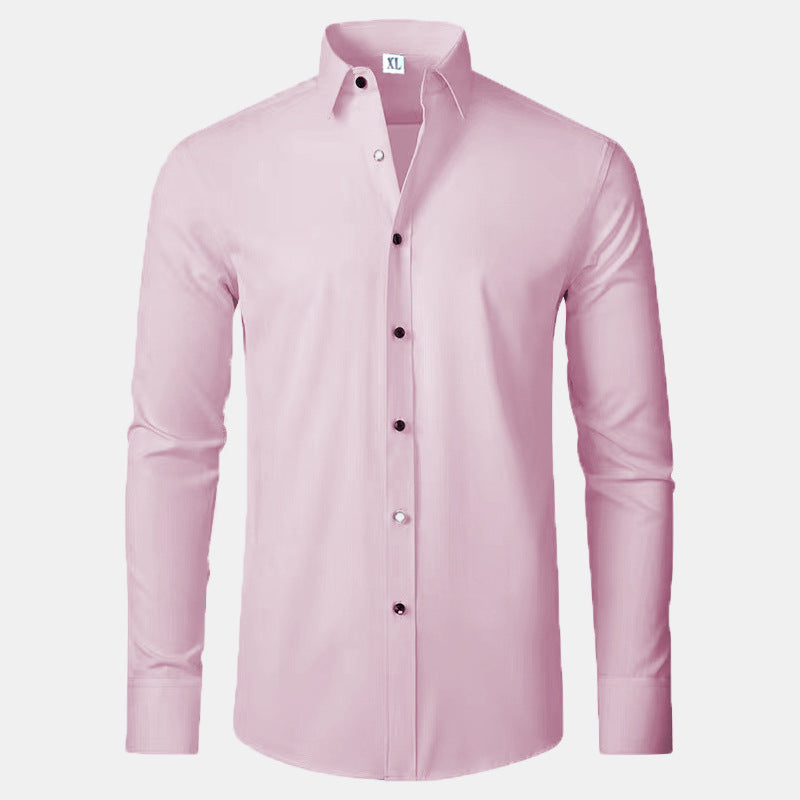 Herren Langarmhemd Slim Fit Elegantes Berlin Style