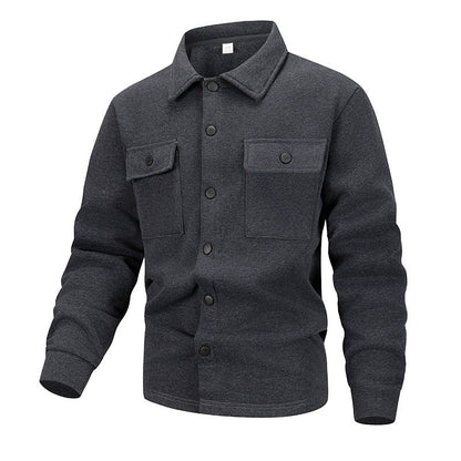 Herren Freizeitjacke Modern Mit Brusttaschen Schnitt - BerlinGlamour