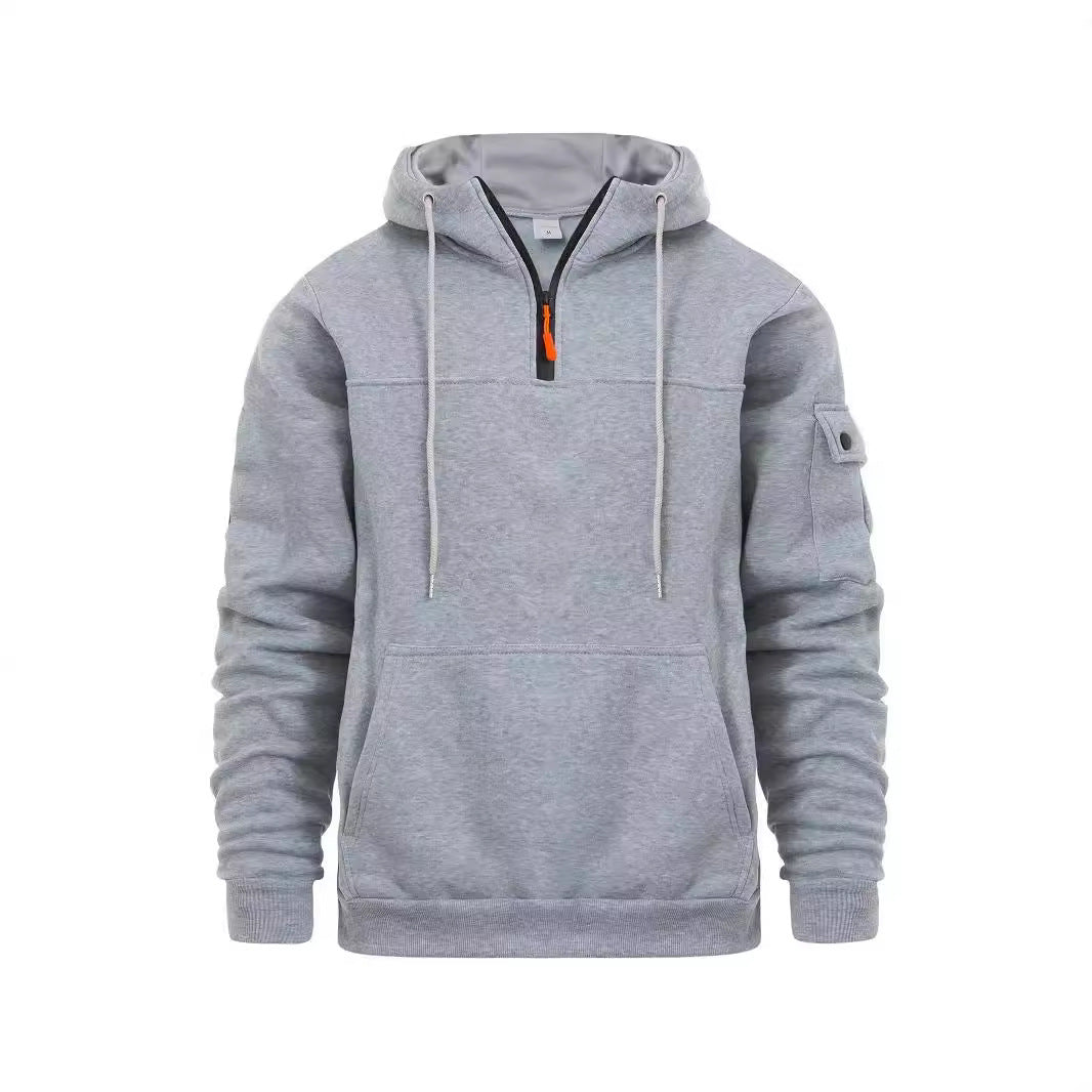 Herren Kapuzenpullover Mit Taschen Modern Sportlich