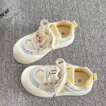 Damen Sneaker Tiermotiv Weiche Sohle Sportlich