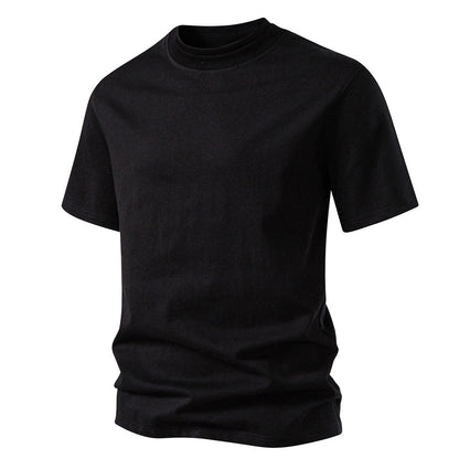 Herren Rundhalsshirt aus Baumwolle Minimalistisch Elegannt