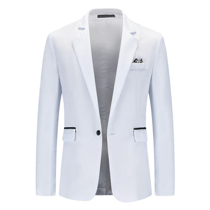 Herren Blazer Eleganter Anzug Modern Mit Feinen Details