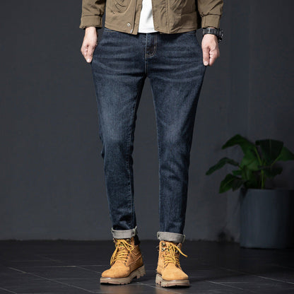 Herren Jeans Slim Fit Hose Modern Komfortabel