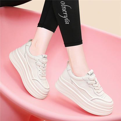 Damen Plateau Sneaker Hoch Modisch Ergonomisch