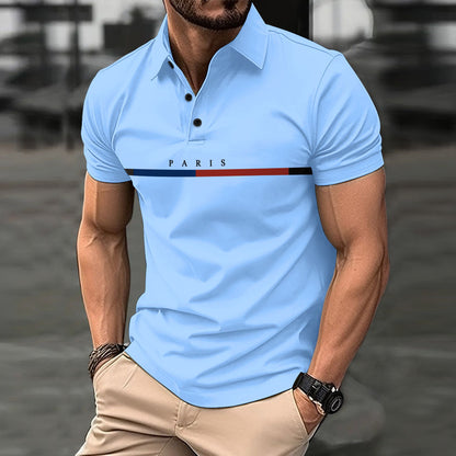 Herren Polo Shirt Freizeit Modern Berlin Style