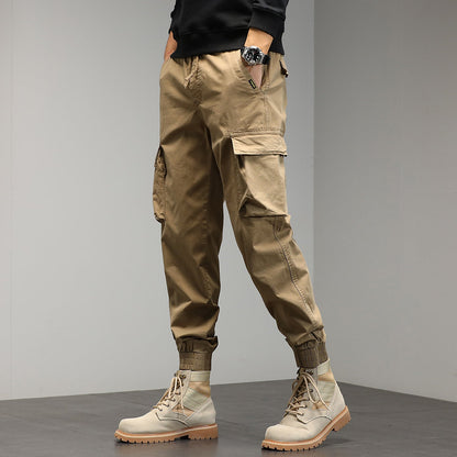 Herren Cargohose Elastisch Bequem Mit Seitentaschen