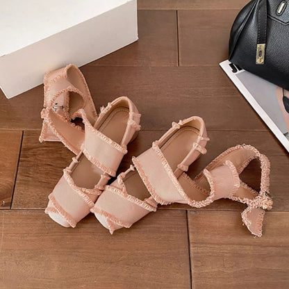 Damen Sandalen Mit Riemen Design Atmungsaktiv Modern - BerlinGlamour