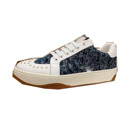 Damen Sneaker Geometrisch Modisch Trendy