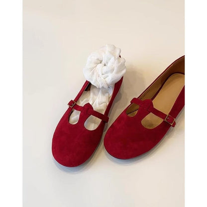Damen Mokassins Weich Bequem Riemendesign Modern