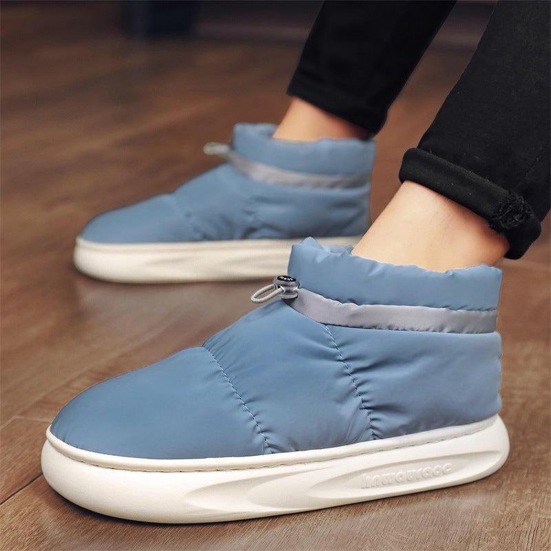 Damen Halbstiefel Winterfest Atmungsaktiv Warm