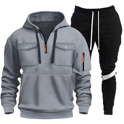 Herren Kapuzenjacke Sportlich mit Sporthose