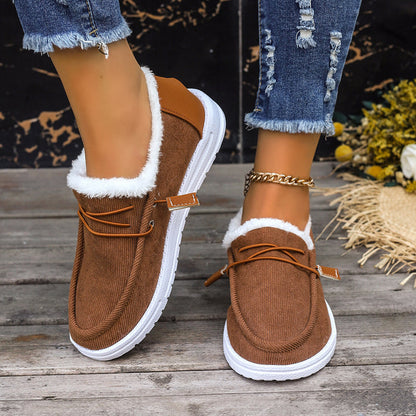 Warme Schuhe Frauen Winterstiefel Lässig