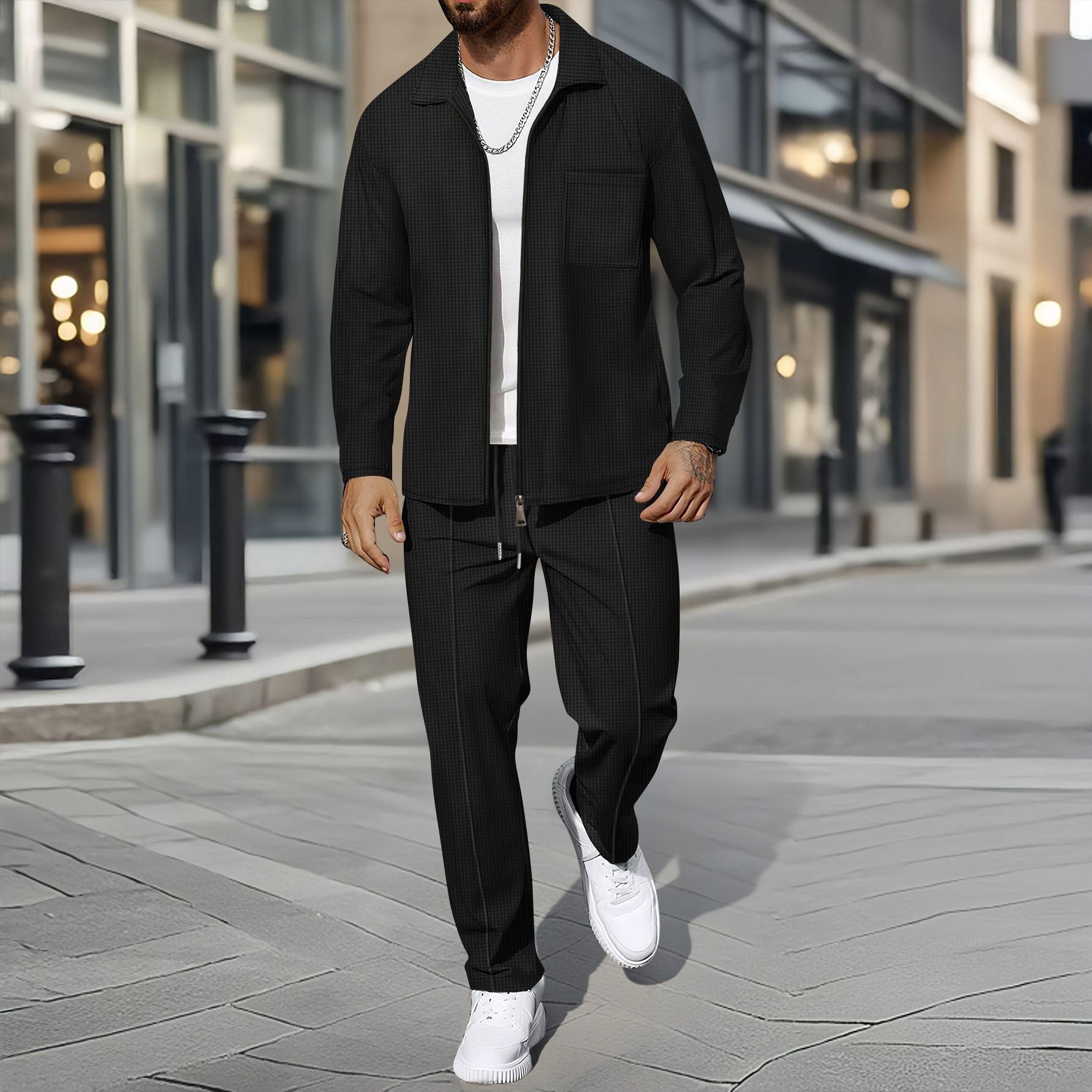 Herren Freizeitanzug Modern Slim Fit Stil Berlin - BerlinGlamour