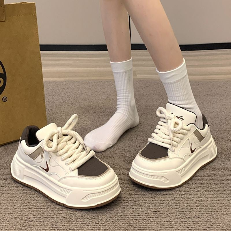 Damen Sneaker Sportlich Chunky dickes Profil atmungsaktiv