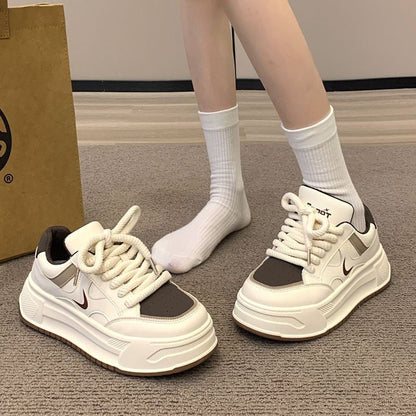 Damen Sneaker Sportlich Chunky dickes Profil atmungsaktiv