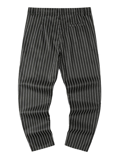 Herren Jeans Slim Fit Streifenmuster Modern Elegant