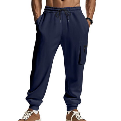 Herren Cargo-Hose Sportlich Mit Elastischem Bund
