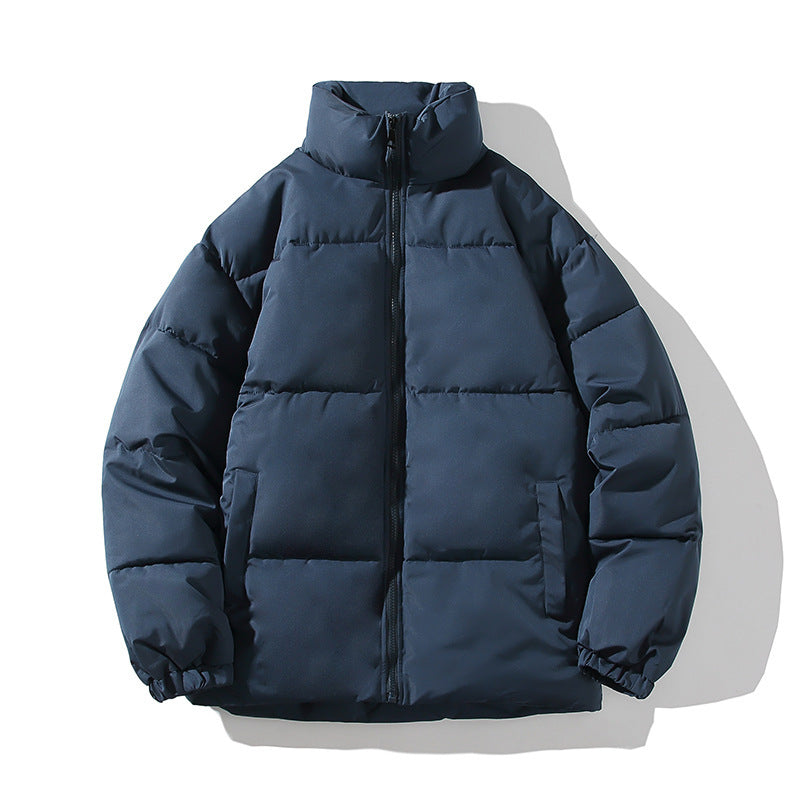 Herren Steppjacke Isoliert Warm mit Hochkragen Elastisch