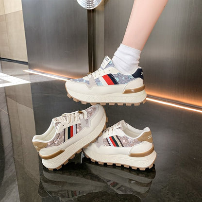 Damen Sneaker Sportlich Laufschuhe mit Dämpfung Frauen