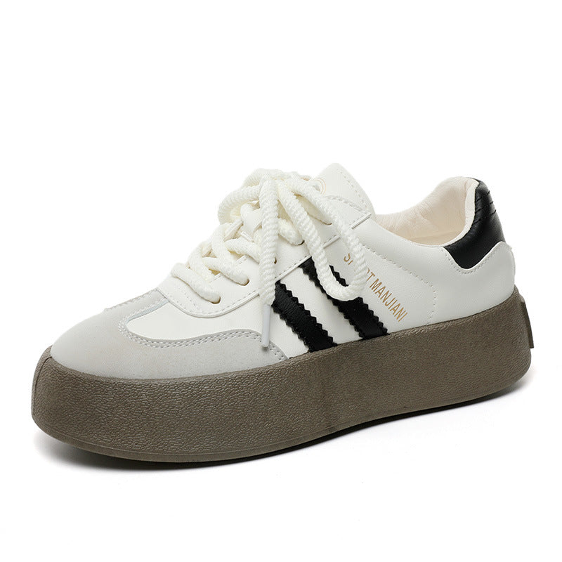 Damen Sneaker Modisch Platte Schnitt Auffällig