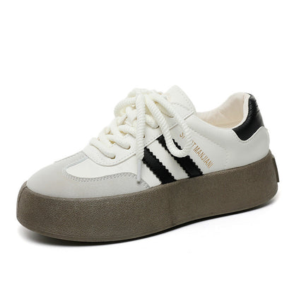 Damen Sneaker Modisch Platte Schnitt Auffällig