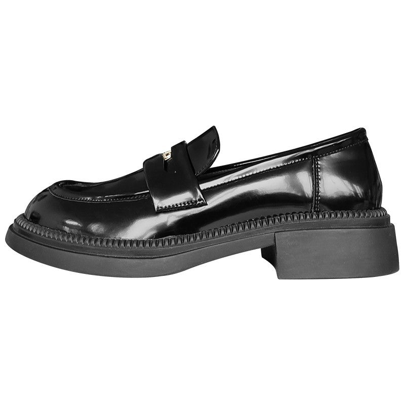 Damen Mokassins Elegant Metall Dekor Schuhe Modisch